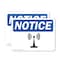 Signmission Symbol Only - Radio Frequency Hazard OSHA Notice Sign, Plastic, 14in W x 10in L, 2PK OS-2PACK-NS-P-1014-L-16642 - alternate 1